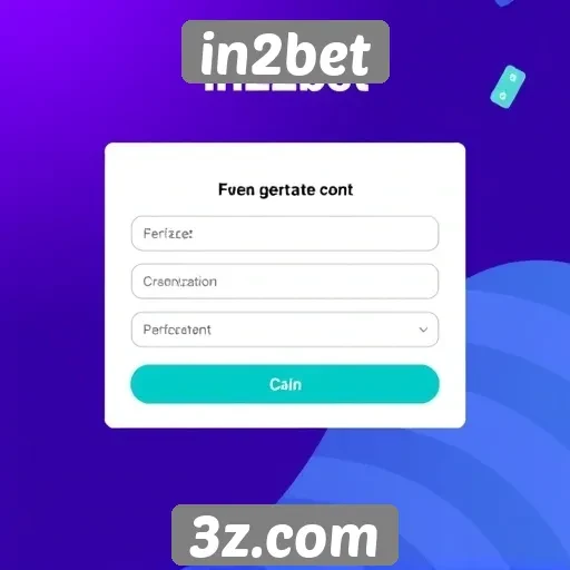 Cadastro e verificação de conta no in2bet